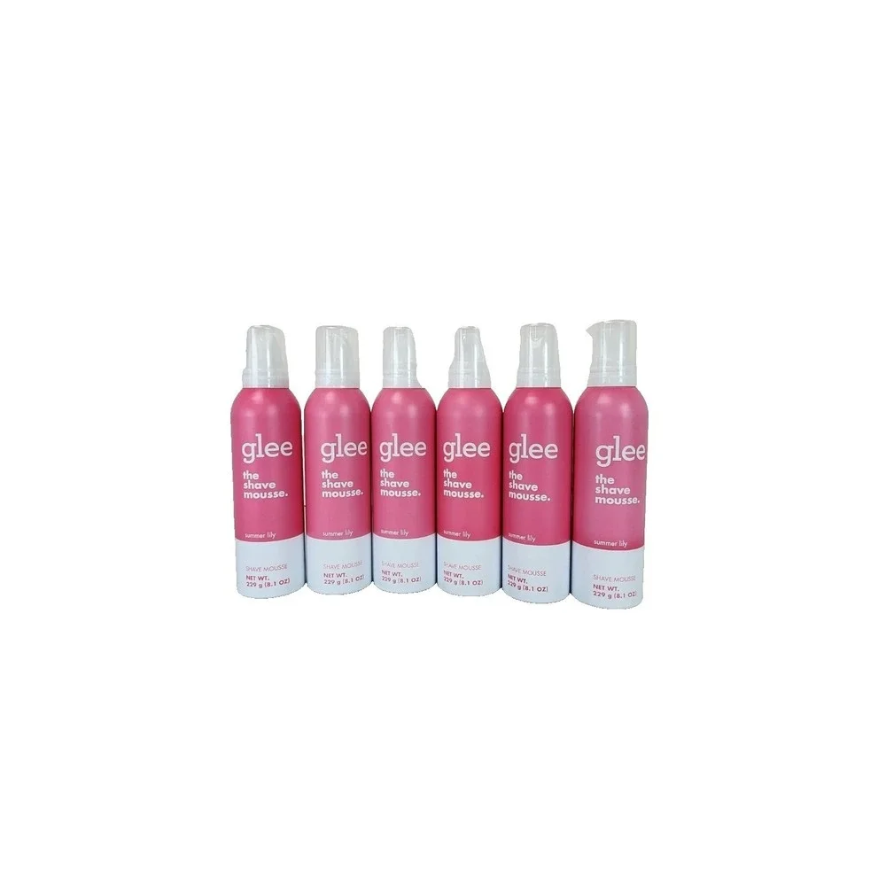 Glee The Shave Mousse Summer Lily 6 Pack 8.1‎ Oz Each